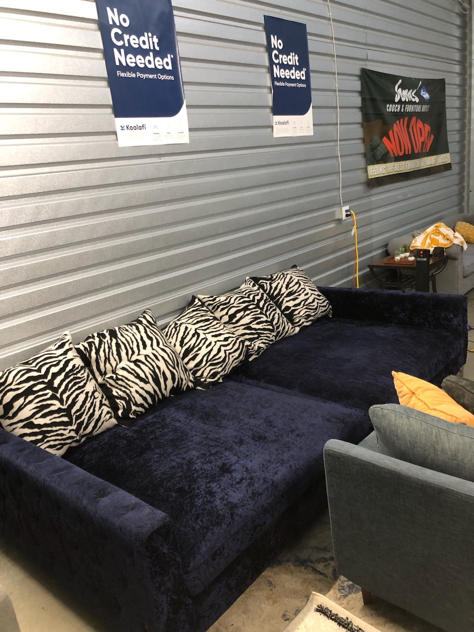 Oversized bed sectional