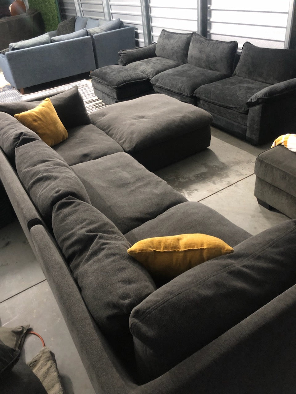 4pc modular cloud sectional