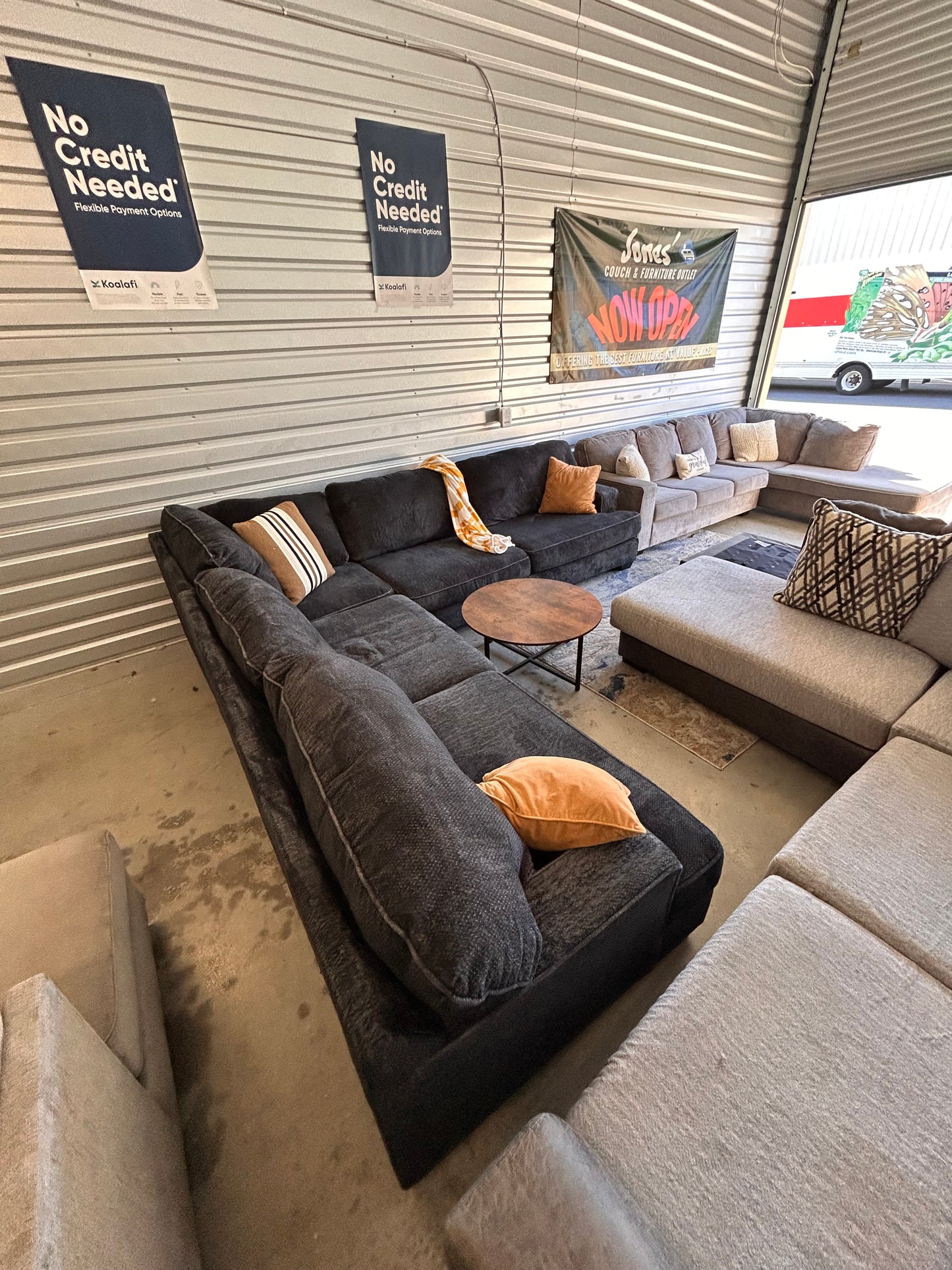 Black Rawcliffe sectional