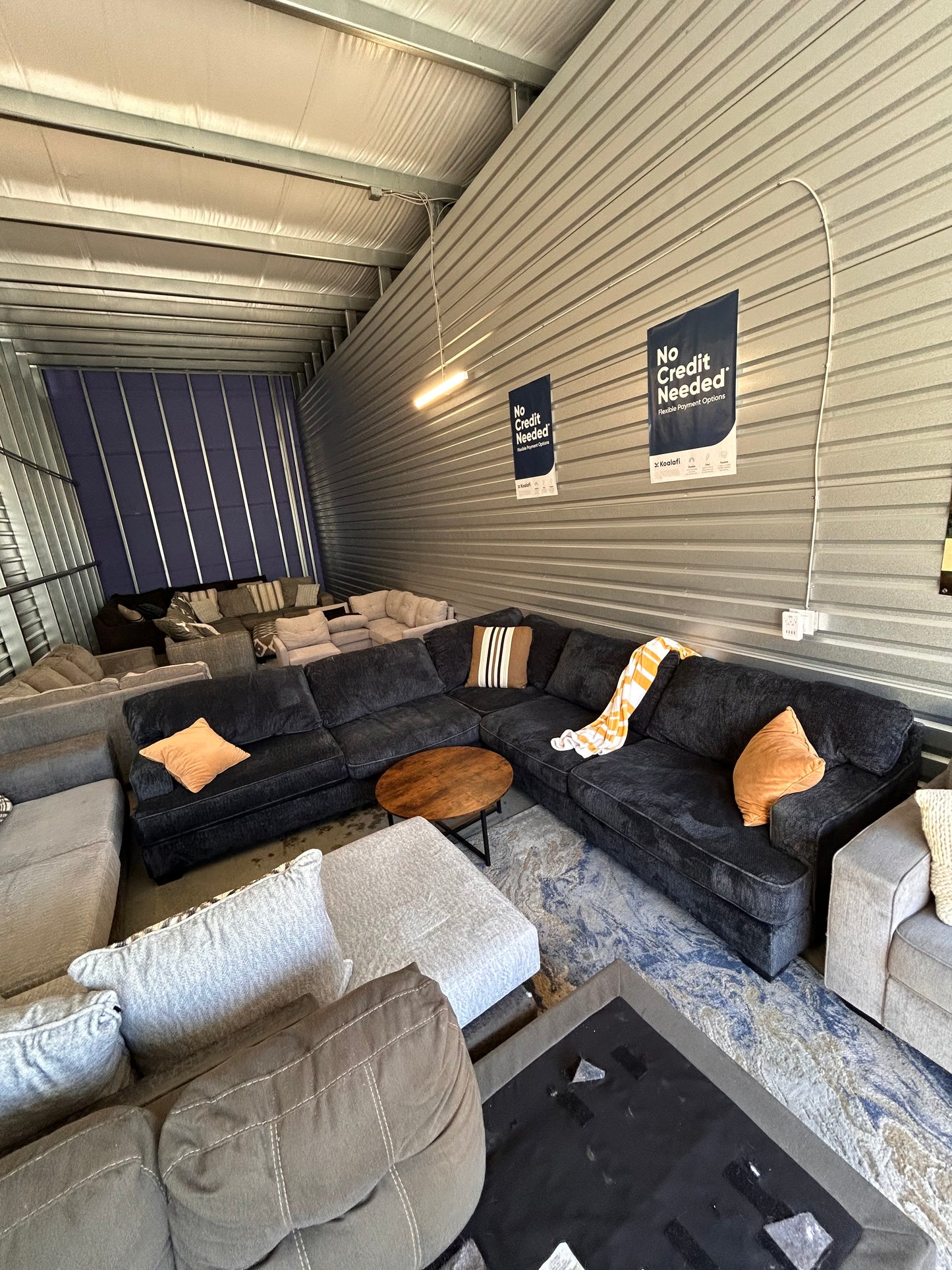 Black Rawcliffe sectional