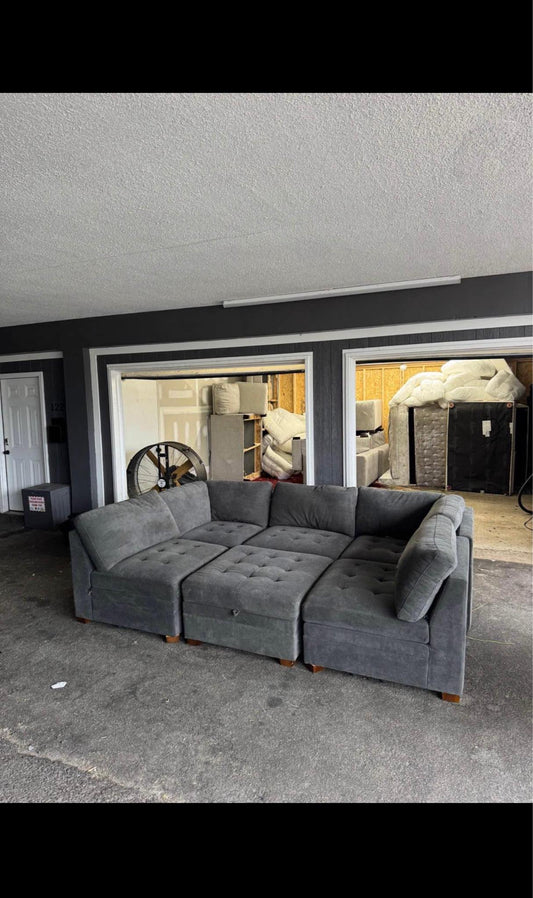 6pc Modular Thomasville Sectional