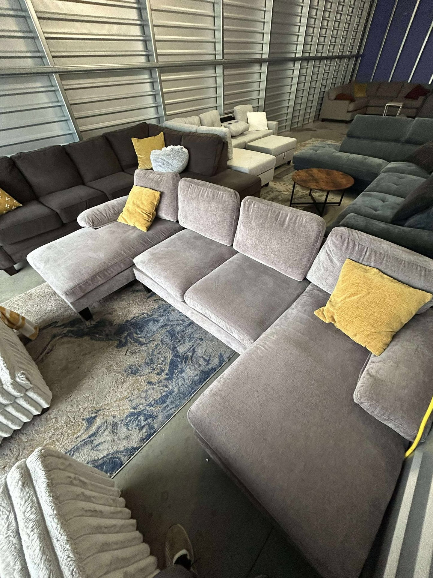 u shape sectional