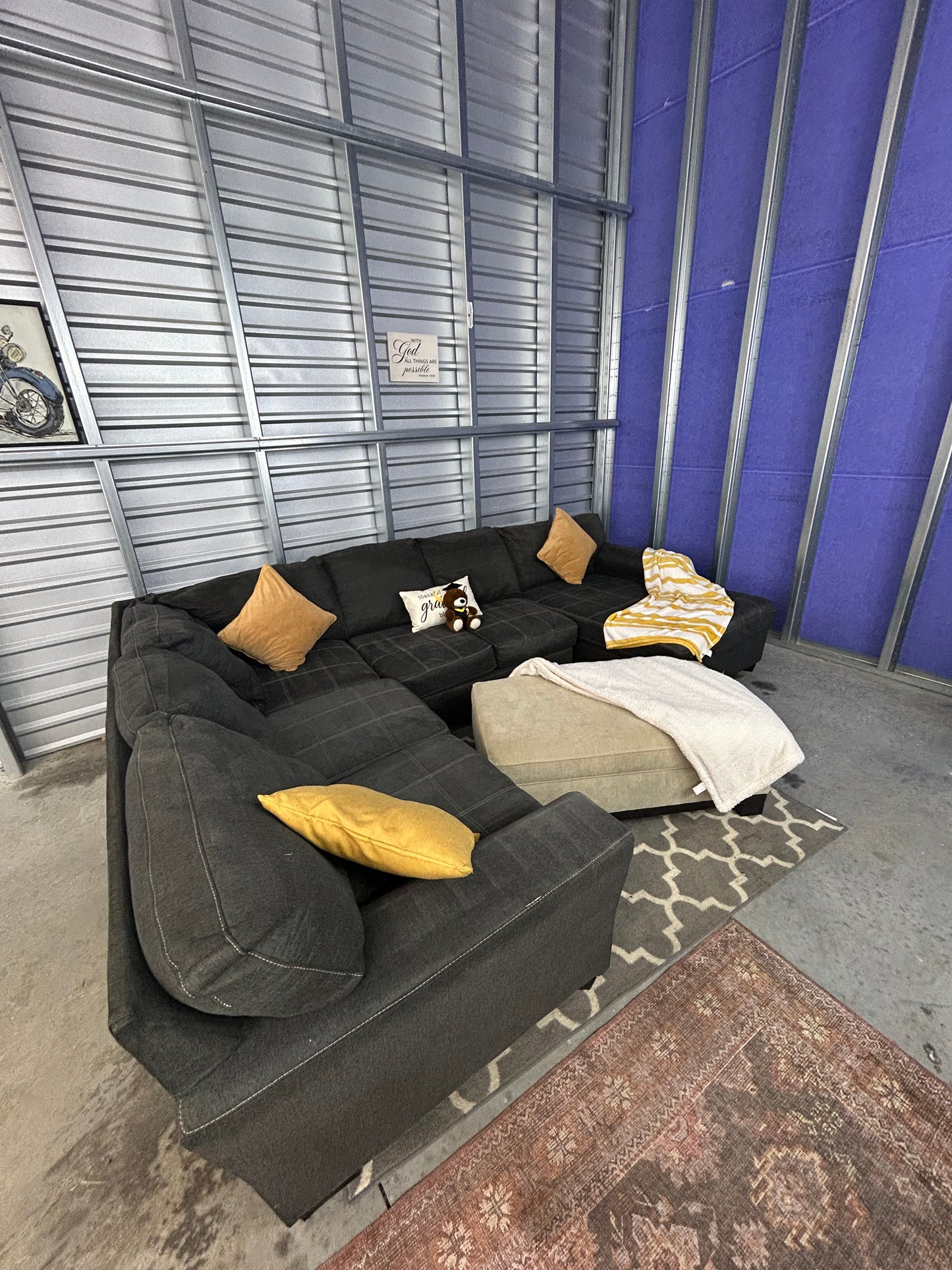 U shape Ashley sectional