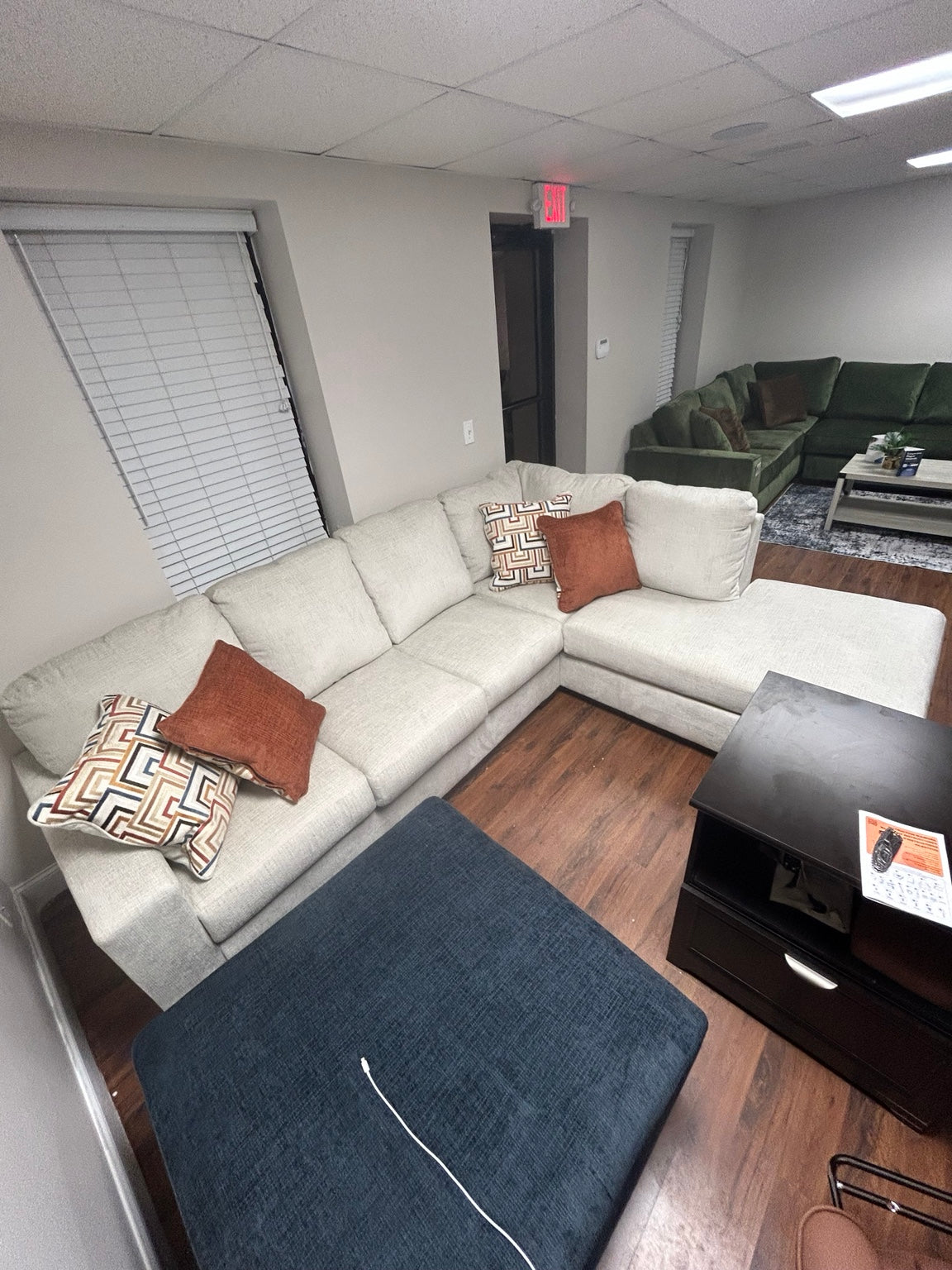 Ashley Aviemore beige sectional alternate view