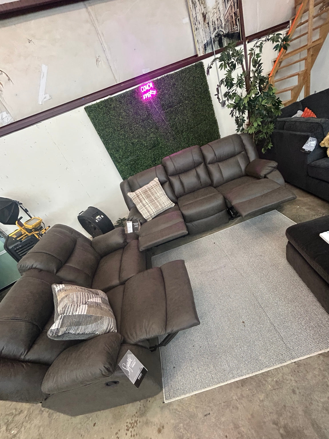 Brand New Ashley Furniture Reclining Sofa & Loveseat Set