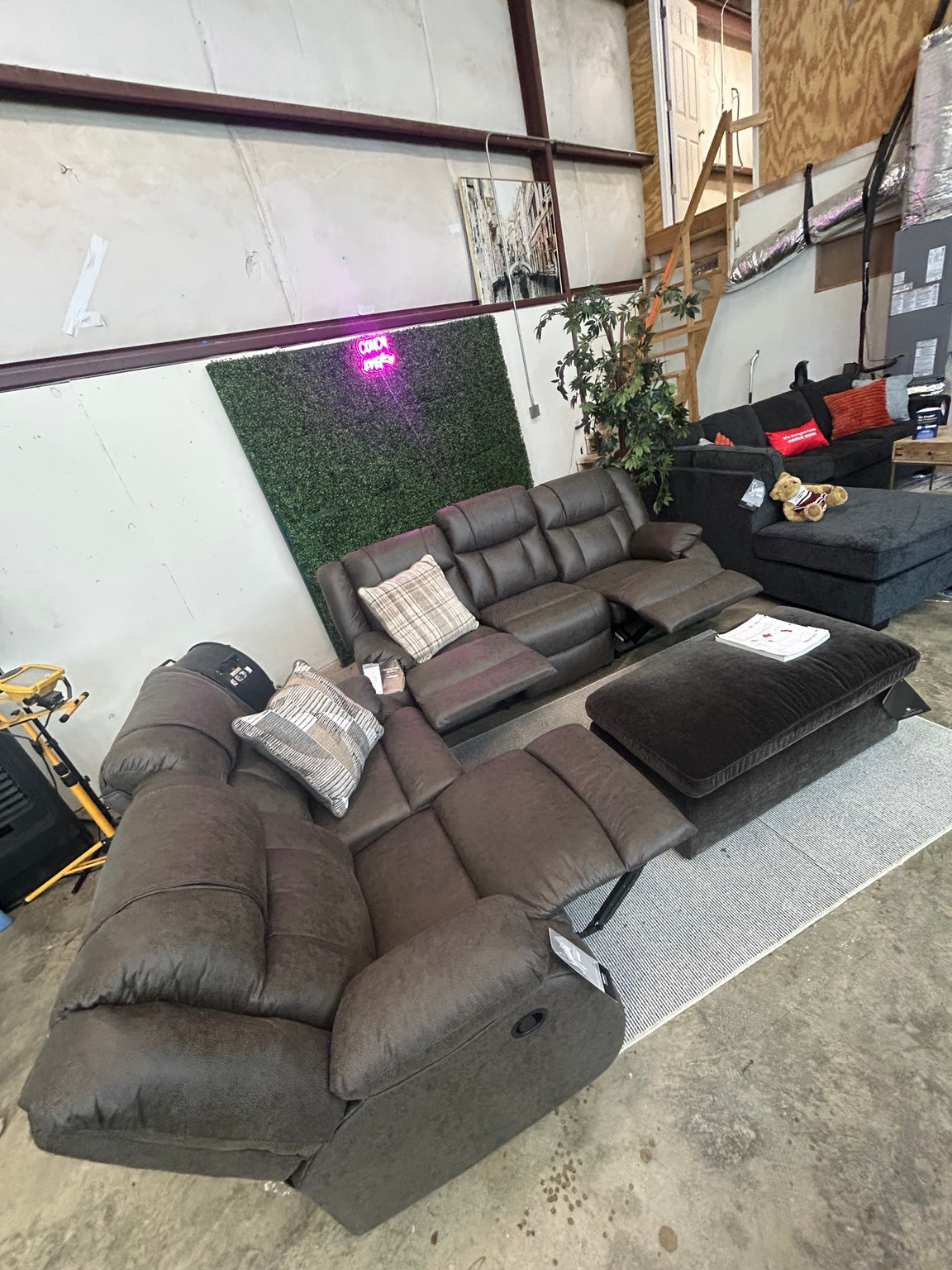Brand New Ashley Furniture Reclining Sofa & Loveseat Set
