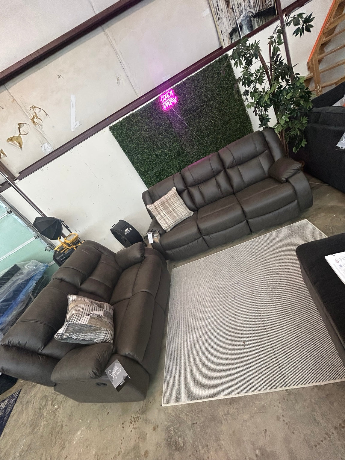 Brand New Ashley Furniture Reclining Sofa & Loveseat Set
